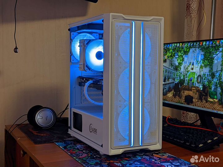 Белый игровой пк RTX 2060 super/i7/16Gb/argb