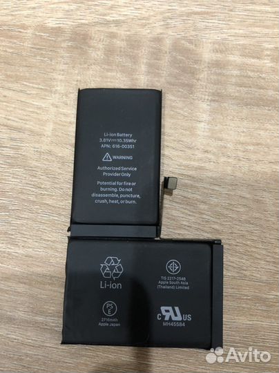Аккумулятор на iPhone X