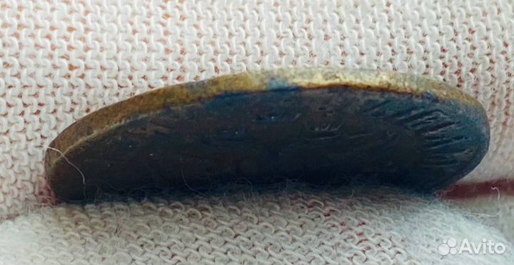 Денга (деньга) 1707 года. Медь. Оригинал