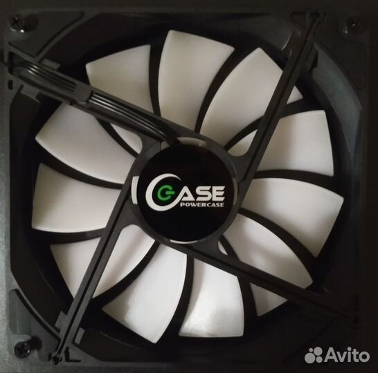 Вентилятор Powercase 140x140мм RGB для корпуса пк