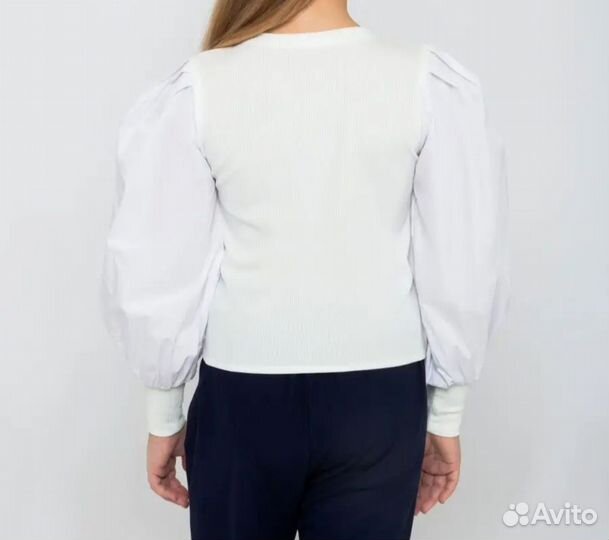 Блузка школьная 128-134 новая