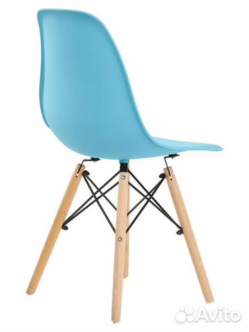 Стул в стиле eames DSW, голубой