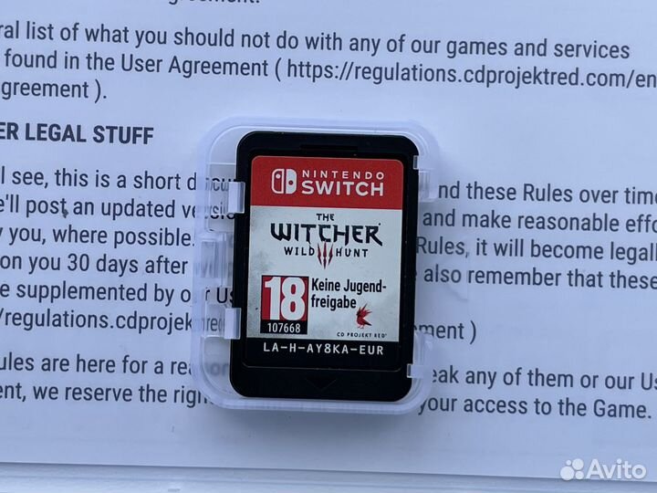 Ведьмак 3 Nintendo Switch
