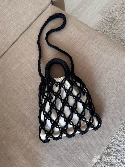 Сумка авоська макраме