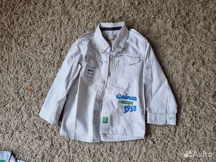 Рубашки на ребёнка до 3х-4х лет, 98 размер и 92