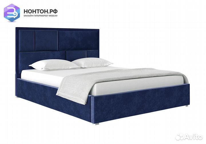 Кровать Стокгольм с подъемным механизмом велюр инд