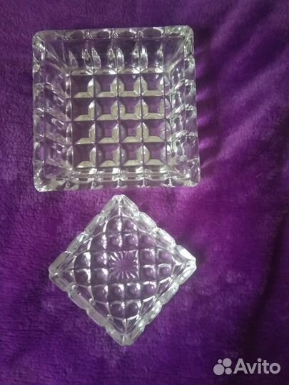 Хрустальнын пепельницы