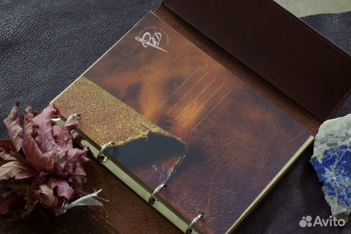 Ежедневник, блокнот. Кожа. Hand Made