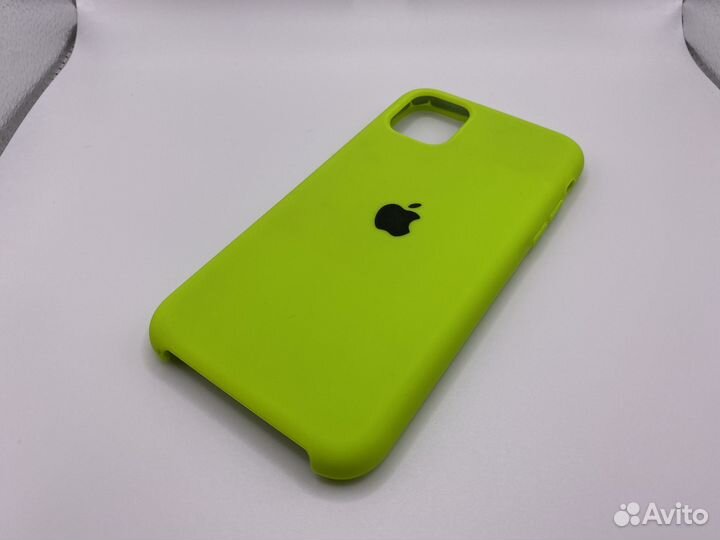 Чехол на iPhone 11 Silicon Case Juicy green