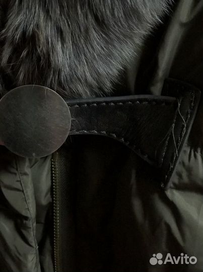 Пуховик Италия натуральный пух и песец