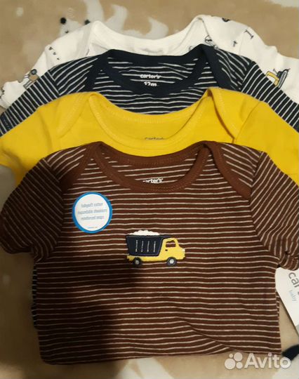 Рубашка- боди и брючки новые