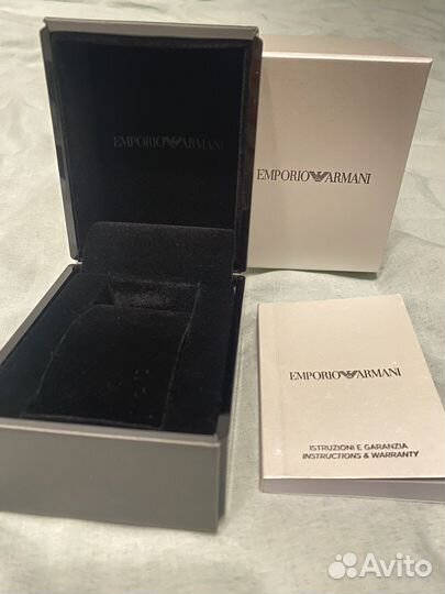 Коробка от часов emporio armani