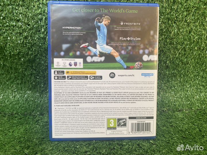 Игра FC 24 диск ps5