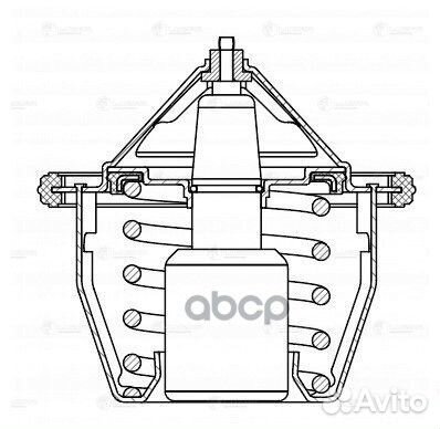 Термостат для а/м Subaru Forester (02) /Forester