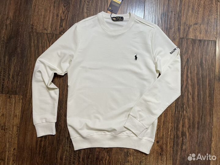 Polo ralph lauren свитшот белый
