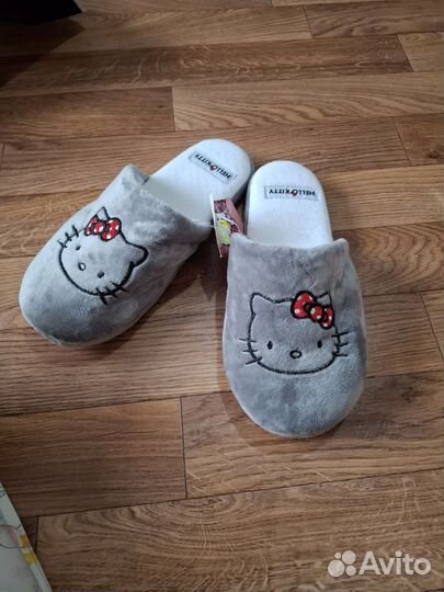 Тапочки домашние Hello kitty