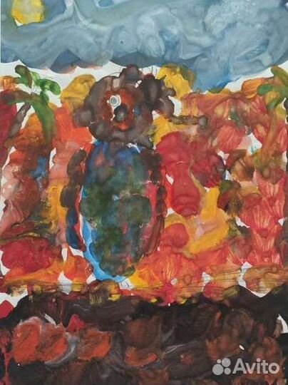 Дипрешн пэррот, современное искусство