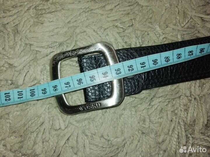Ремень кожаный Voskd 98 см