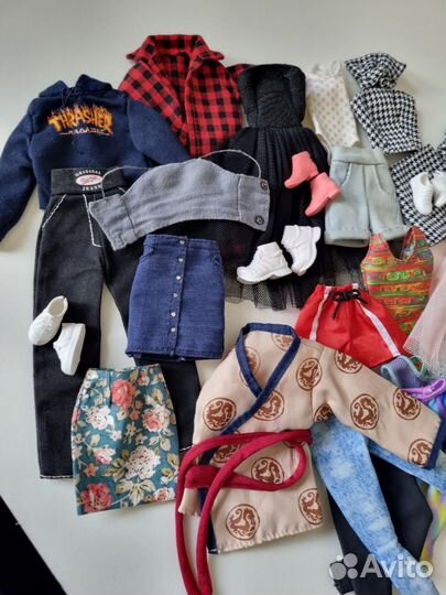 Одежда для барби лот