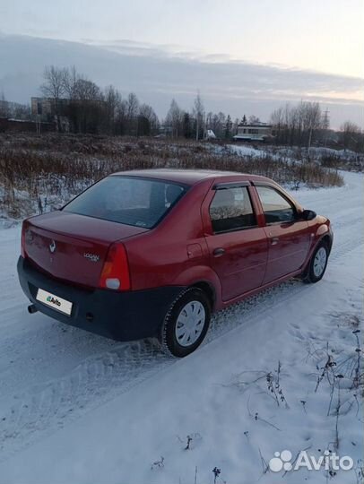 Renault Logan 1.4 МТ, 2009, 351 300 км