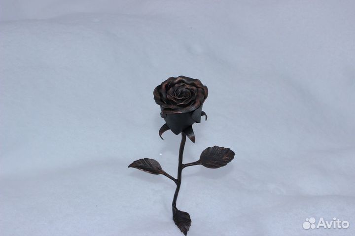 Роза, ковка, ручная работа