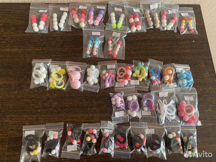 Заколки резинки новые