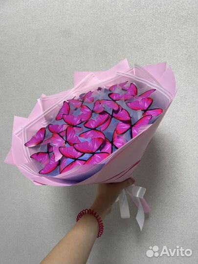 Букет из светящихся бабочек подарок