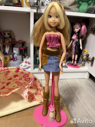 Кукла винкс winx флора с палаткой