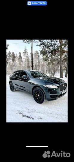 Jaguar F-Pace 2.0 AT, 2018, 74 000 км