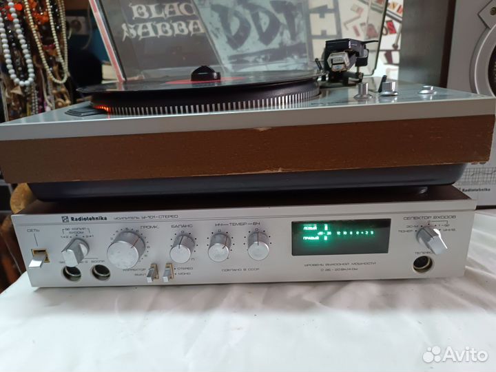 Радиотехника эп 101 Проигрыватель винила усил коло