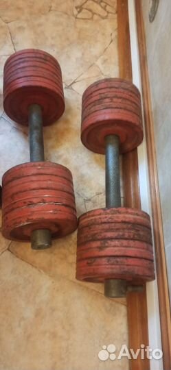 Комплект гантели разборные 2 шт