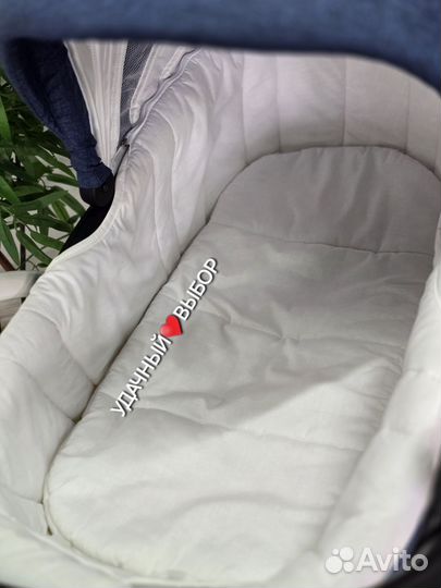 Коляска 2в1 Indigo Camila (джинса)