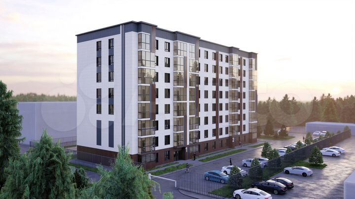 2-к. квартира, 76,6 м², 1/8 эт.