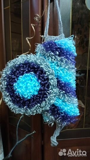 Мочалка ручной работы