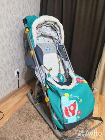 Санки коляска ника 7