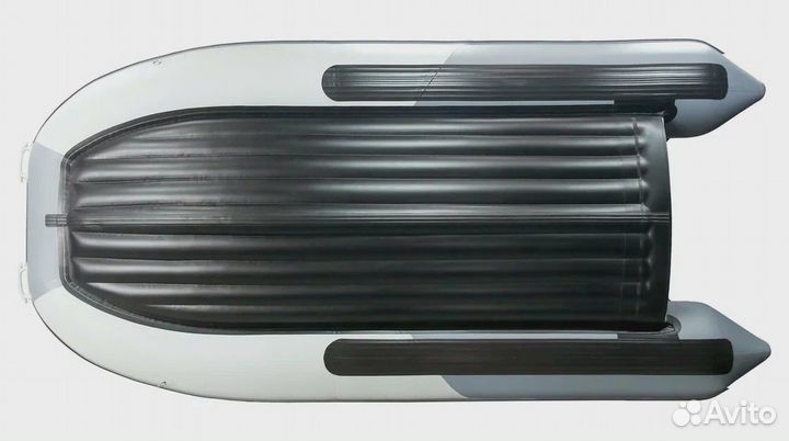 Лодка пвх Нднд Gladiator E420S светло-темно серая