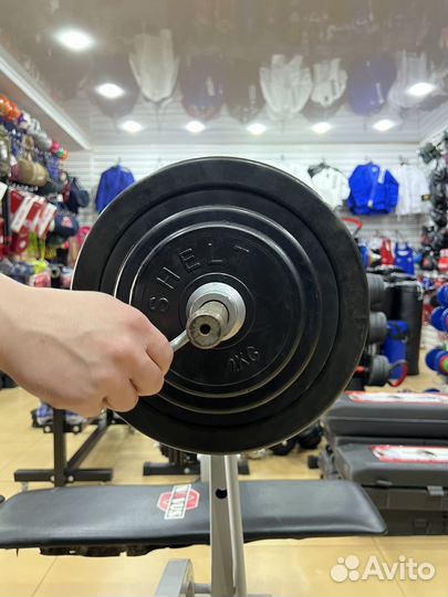 Штанга со скамьей