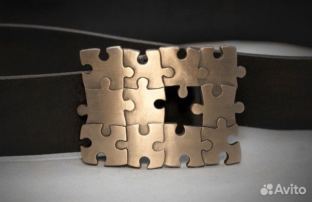 Пряжка для ремня «пазлы»
