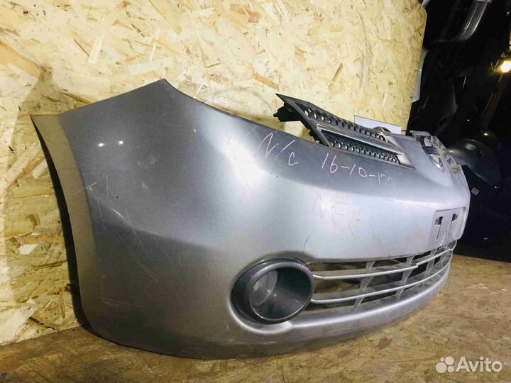 Бампер передний Дорест Nissan Note E11 Серебротума