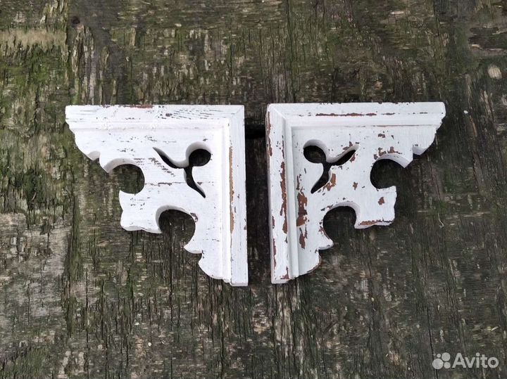 Кронштейн для полки на кухню состаренный прованс