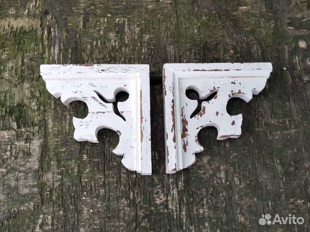 Кронштейн для полки на кухню состаренный прованс