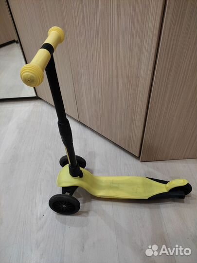 Самокат детский трехколесный бу