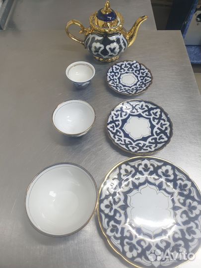 Тарелки узбекские хлопок