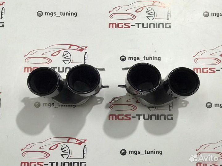 Насадки на выхлоп Mercedes E53 Black W213