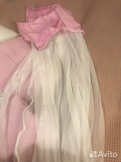 Бортики в кроватку и балдахин