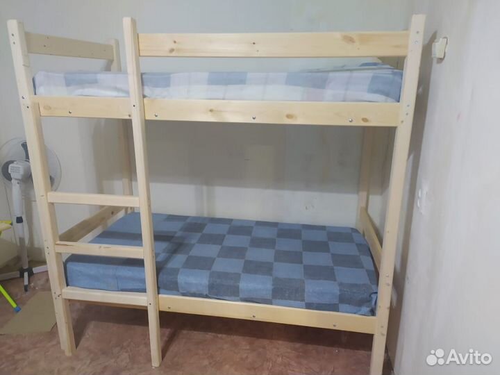 Двухъярусная кровать массив сосны