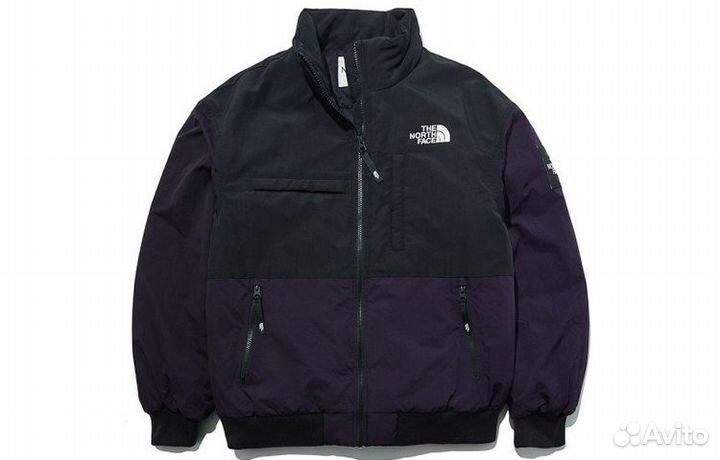 THE north face Quilted Jacket Unisex Black/Purple (XS)(51)