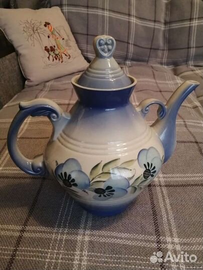 Чайник заварочный СССР керамический