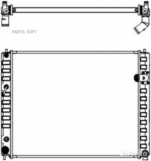 Радиатор охлаждения Инфинити QX50 2014