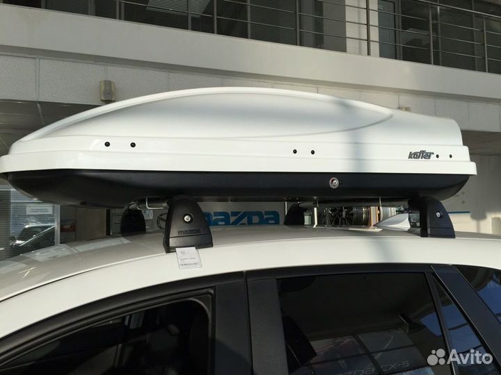 Автобокс на крышу Hyundai Solaris. Koffer